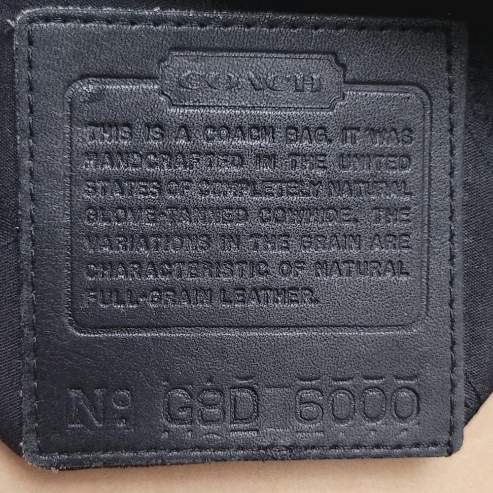 Vintage COACH Chelsea Zip Top Bag 6000 - Picture 13 of 13